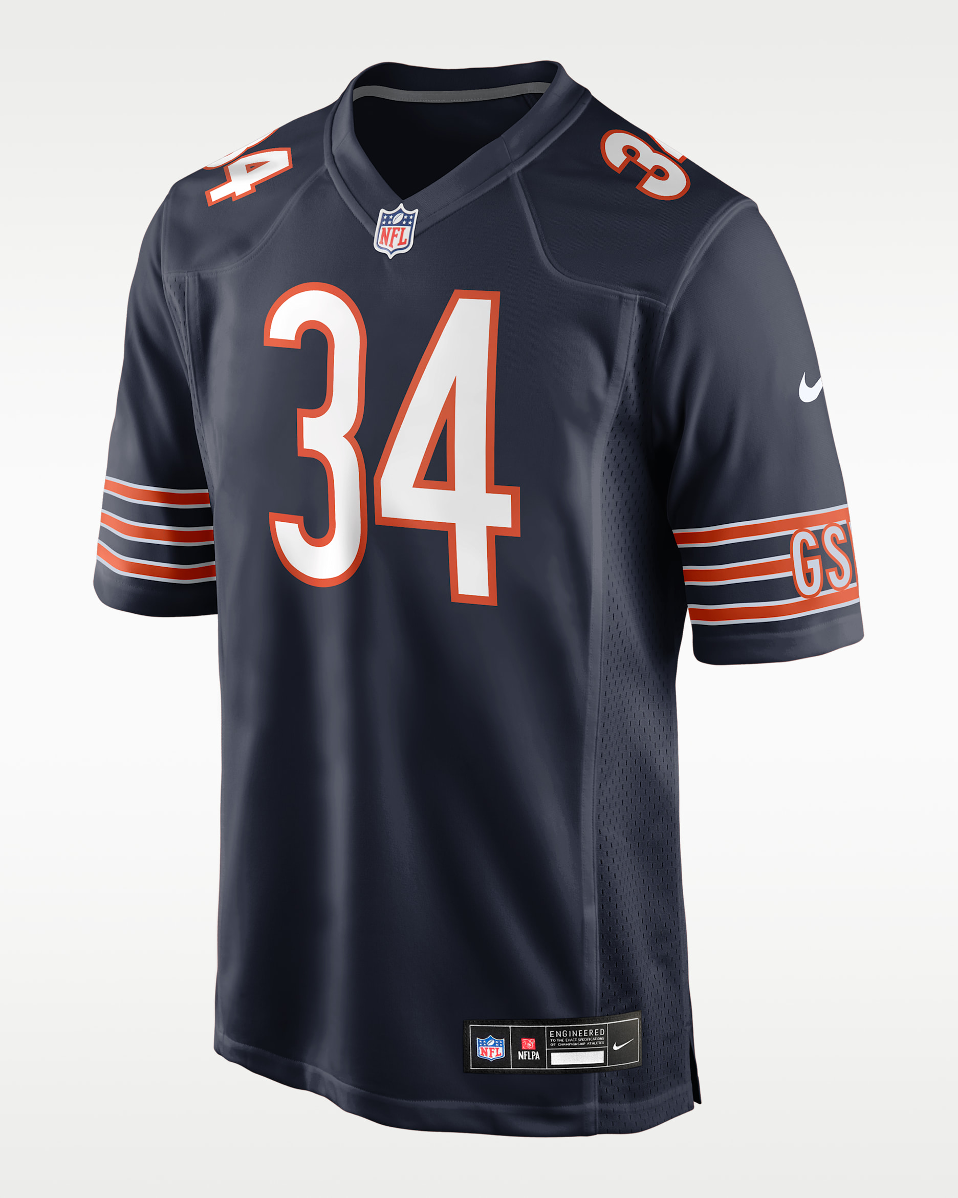 Walter Payton Chicago Bears Retired Men's Nike NFL Game Jersey